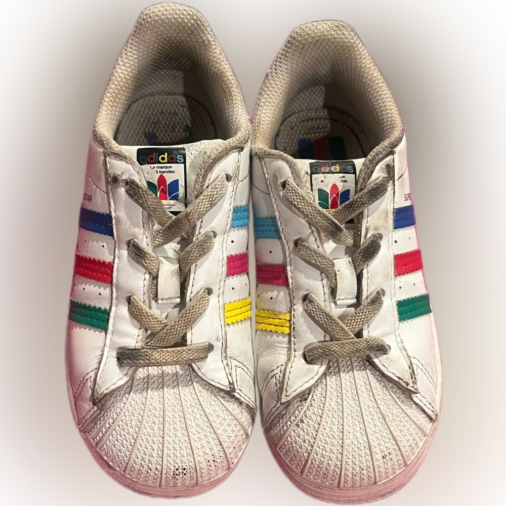 Little girl Adidas Superstar Size 10k